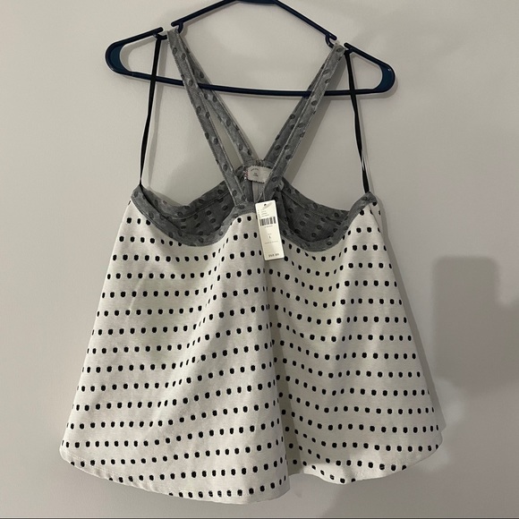 Anthropologie Postmark Polka Dot Swing Tank - Picture 4 of 5